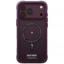 Huse si carcase iPhone 18 Pro Max, Husa Skinarma Avion cu MagSafe compatibila cu iPhone 18 Pro Max / 17 Pro Max, Burgundy, lerato.ro