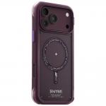 Husa Skinarma Avion cu MagSafe compatibila cu iPhone 18 Pro Max / 17 Pro Max, Burgundy 5 - lerato.ro