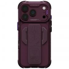 Huse si carcase iPhone 18 Pro, Husa Skinarma Helio CE Grip Stand cu MagSafe compatibila cu iPhone 18 Pro / 17 Pro, Burgundy, lerato.ro