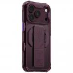 Husa Skinarma Helio CE Grip Stand cu MagSafe compatibila cu iPhone 18 Pro / 17 Pro, Burgundy 3 - lerato.ro
