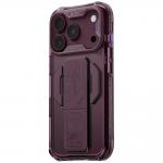 Husa Skinarma Helio CE Grip Stand cu MagSafe compatibila cu iPhone 18 Pro / 17 Pro, Burgundy 4 - lerato.ro