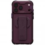 Husa Skinarma Helio CE Grip Stand cu MagSafe compatibila cu iPhone 18 Pro Max / 17 Pro Max, Burgundy 2 - lerato.ro