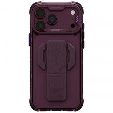 Huse si carcase iPhone 18 Pro Max, Husa Skinarma Helio CE Grip Stand cu MagSafe compatibila cu iPhone 18 Pro Max / 17 Pro Max, Burgundy, lerato.ro