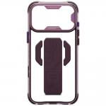 Husa Skinarma Helio CE Grip Stand cu MagSafe compatibila cu iPhone 18 Pro Max / 17 Pro Max, Burgundy 5 - lerato.ro