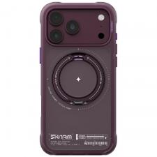 Husa Skinarma Atlas Rotating Kick Stand cu MagSafe compatibila cu iPhone 18 Pro Max / 17 Pro Max, Burgundy