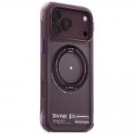 Husa Skinarma Atlas Rotating Kick Stand cu MagSafe compatibila cu iPhone 18 Pro Max / 17 Pro Max, Burgundy 3 - lerato.ro