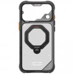 Husa Skinarma Saturn Rotating Kick Stand cu MagSafe compatibila cu iPhone 18 Pro Max / 17 Pro Max, Negru 7 - lerato.ro