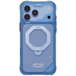 Husa Skinarma Saturn Rotating Kick Stand cu MagSafe compatibila cu iPhone 18 Pro Max / 17 Pro Max, Albastru 2 - lerato.ro