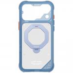 Husa Skinarma Saturn Rotating Kick Stand cu MagSafe compatibila cu iPhone 18 Pro Max / 17 Pro Max, Albastru 6 - lerato.ro