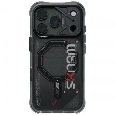 Husa Skinarma Sonar cu MagSafe compatibila cu iPhone 18 Pro / 17 Pro, Negru