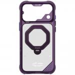 Husa Skinarma Saturn cu MagSafe si Rotating Kick Stand compatibila cu iPhone 18 Pro Max / 17 Pro Max, Burgundy 6 - lerato.ro