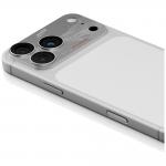 Protectie camera foto Skinarma Sonix Full Aluminium compatibila cu iPhone 17 Pro Max, Silver 3 - lerato.ro