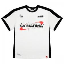 Tricouri, Tricou unisex Skinarma Halo, Marime M, Bumbac, Printed pattern, Alb, lerato.ro