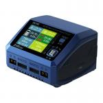 Statie de incarcare SkyRC D100neo pentru bateriile LiPo / LiFe / LiIon / LiHV / NiMH / NiCd, 200W, 10A, Albastru 2 - lerato.ro