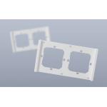 Rama dubla Sonoff pentru intrerupator M5-2C-80, Policarbonat, Alb 3 - lerato.ro