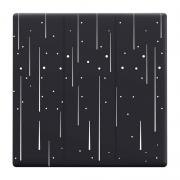 Protectie decorativa tip capac Sonoff Star compatibila cu intrerupatorul smart TX T5 3C, Plastic, Negru