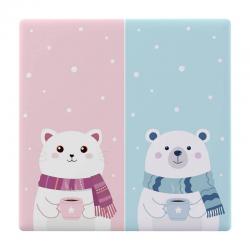 Protectie decorativa tip capac Sonoff Cartoon compatibila cu intrerupatorul smart TX T5 2C, Plastic, Multicolor