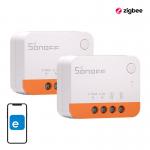 Set 2 intrerupatoare smart Sonoff ZBMINIL2 compatibil cu Google Home si Amazon Alexa, Aplicatie dedicata, Zigbee 3.0, Bluetooth, Alb 8 - lerato.ro