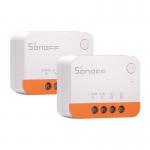 Set 2 intrerupatoare smart Sonoff ZBMINIL2 compatibil cu Google Home si Amazon Alexa, Aplicatie dedicata, Zigbee 3.0, Bluetooth, Alb 10 - lerato.ro