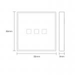 Intrerupator SMART Wi-Fi Sonoff T2EU1C-RF cu 1 canal, 433 MHz, Semnal RF, Alb 4 - lerato.ro