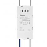 Releu Smart cu telecomanda Sonoff iFan03 pentru control ventilatoare si lumini, Control prin aplicatie si vocal, Alb