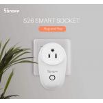 Priza Smart Sonoff S26, Putere 2200W, WiFi, Alb