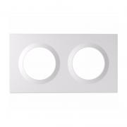 Rama dubla SONOFF EF2G pentru intrerupator Sonoff Orb, Policarbonat, Alb