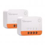 Set 2 comutatori Smart Sonoff ZBMINI, ZigBee 3.0, 6A, Alb 5 - lerato.ro