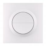 Intrerupator SONOFF MINI-ZB2GSL-E fara fir nul, 2 butoane, 2 canale, 8A, Control prin Zigbee, Wireless, Alb 2 - lerato.ro