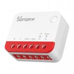 Set 4 comutatoare Smart Sonoff MINI-ZBRBS pentru jaluzele/obloane, Compatibil ZigBee 3.0, Control pron Home Assistant, Wi-Fi, Alb /  Rosu 4 - lerato.ro