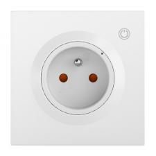 Priza Smart Sonoff WS01TPE-E cu monitorizarea energiei, Tip E Control vocal, Sarcina maxima 4000W, 16A, Compatibila Matter, WiFi, Alb