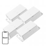 Set 4 comutatoare Smart Sonoff Basic R5 Gen5, Compatibile Matter, Control aplicatie / vocal, 10A, WiFi, Alb 3 - lerato.ro