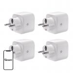 Set 4 prize Smart SONOFF S61S cu monitorizarea energiei, 3840W, 16A, Compatibila Matter, WiFi, Alb 3 - lerato.ro