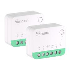 Set 2 comutatoare Smart Sonoff MINIR4M Extreme, Compatibile Matter, Control aplicatie / vocal, 10A, WiFi, Alb