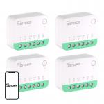 Set 4 comutatoare Smart Sonoff MINIR4M Extreme, Compatibile Matter, Control aplicatie / vocal, 10A, WiFi, Alb 3 - lerato.ro