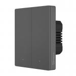 Comutator inteligent SONOFF M5-2C-80, 10A, 2 canale, Aplicatie dedicata eWeLink, Control vocal, WiFi, Graphite 4 - lerato.ro