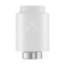 Cap termostatic inteligent Sonoff TRVZB Zigbee 3.0, Aplicatie dedicata, Control voce, Alb