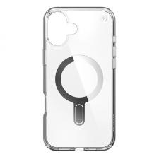 Huse si carcase iPhone 16 Plus, Carcasa Speck Presidio Perfect-Clear Grip cu ClickLock si MagSafe compatibila cu iPhone 16 Plus, Transparent, lerato.ro