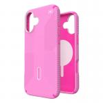 Carcasa Speck Presidio2 Grip cu ClickLock si MagSafe compatibila cu iPhone 16 Plus, Roz 7 - lerato.ro