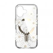Carcasa Speck Presidio Lux cu ClickLock si MagSafe compatibila cu iPhone 16, Transparent