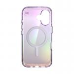 Carcasa Speck Presidio2 Lux cu MagSafe compatibila cu iPhone 16, Clear Halo 6 - lerato.ro