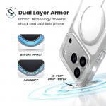 Carcasa Speck Presidio Perfect Clear cu MagSafe compatibila cu iPhone 17 Pro, Clear / Silver 3 - lerato.ro