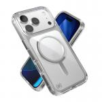 Carcasa Speck Presidio Perfect Clear cu MagSafe compatibila cu iPhone 17 Pro, Clear / Silver 11 - lerato.ro