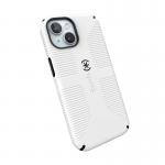 Carcasa Speck Candyshell Grip cu MagSafe compatibila cu iPhone 17e / 16e, Alb / Negru 9 - lerato.ro