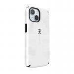 Carcasa Speck Candyshell Grip cu MagSafe compatibila cu iPhone 17e / 16e, Alb / Negru 11 - lerato.ro