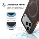 Carcasa Speck Presidio Lux Grip cu MagSafe compatibila cu iPhone 17 Pro Max, Maro 3 - lerato.ro