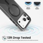 Husa Speck Presidio Lux Grip cu MagSafe compatibila cu iPhone 18 Pro / 17 Pro, Obsidian 4 - lerato.ro