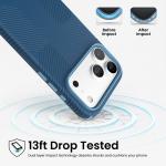 Husa Speck Presidio 2 Grip cu MagSafe compatibila cu iPhone 18 Pro Max / 17 Pro Max, Albastru 4 - lerato.ro