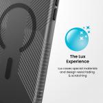 Husa Speck Presidio Lux Grip cu MagSafe compatibila cu iPhone 18 Pro Max / 17 Pro Max, Obsidian 3 - lerato.ro