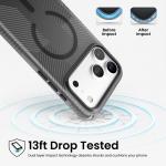 Husa Speck Presidio Lux Grip cu MagSafe compatibila cu iPhone 18 Pro Max / 17 Pro Max, Obsidian 4 - lerato.ro